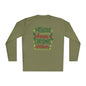 Mistletoe Kisses Christmas Wishes Adult Long Sleeve Tee