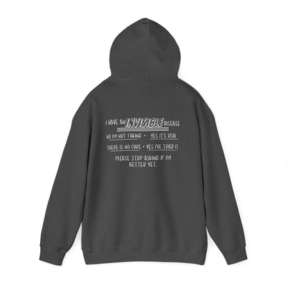I'm An Invisible Warrior Heavy Blend™ Hooded Sweatshirt