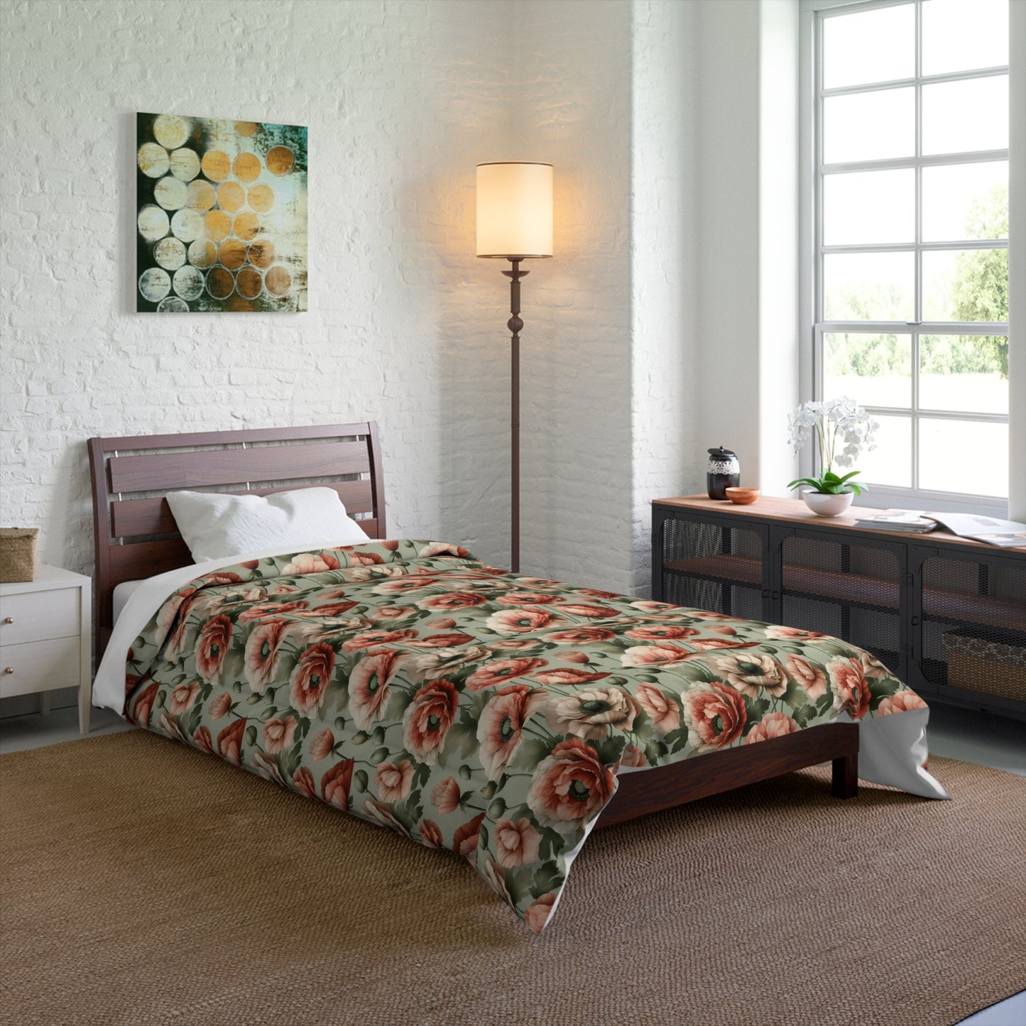 Blushing Poppy Comforter
