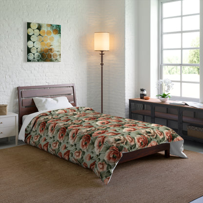 Blushing Poppy Comforter
