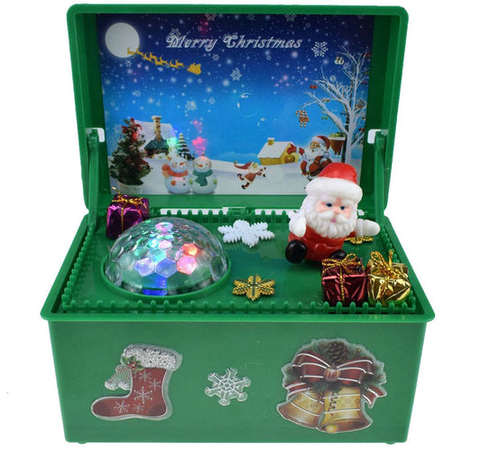 Electric Lid-Opening Christmas Musical Gift Box