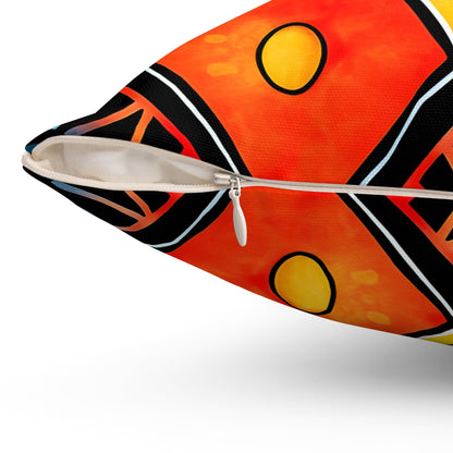 Abundance Rhythm Throw Pillow