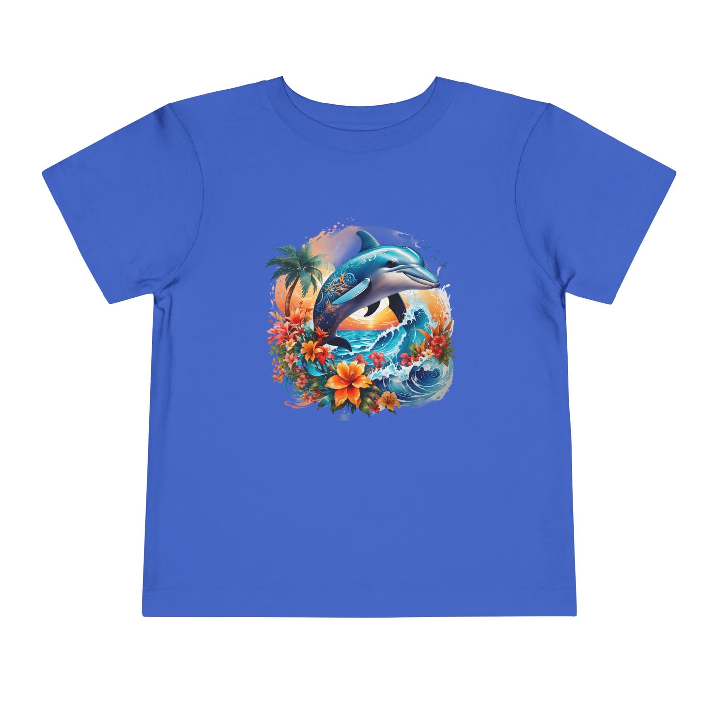 Tropical Dolphin Toddler Tee