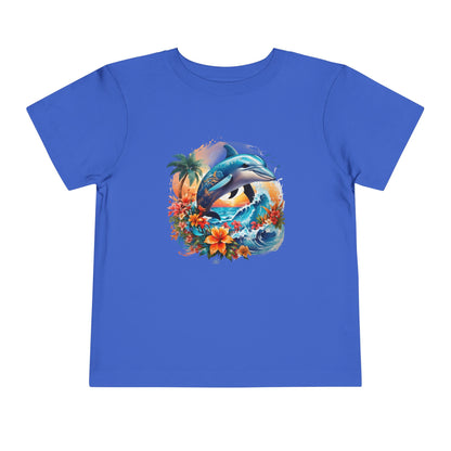 Tropical Dolphin Toddler Tee
