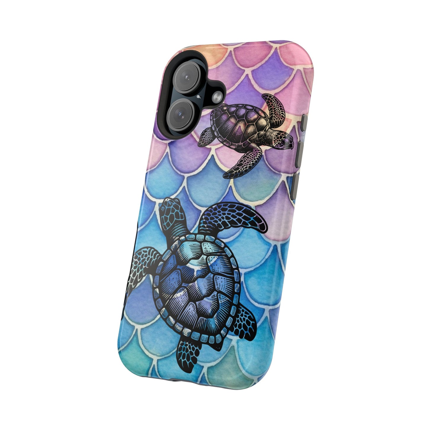 Sea Turtle Silhouette MagSafe® Compatible Tough Case for iPhone