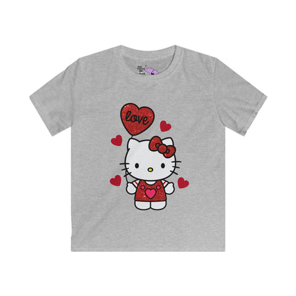 Valentine Hello Kitty Youth Softstyle Tee