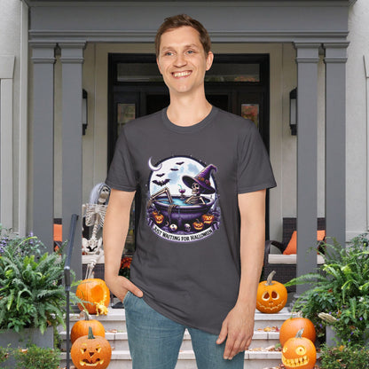 Just Waiting for Halloween Adult T-shirt