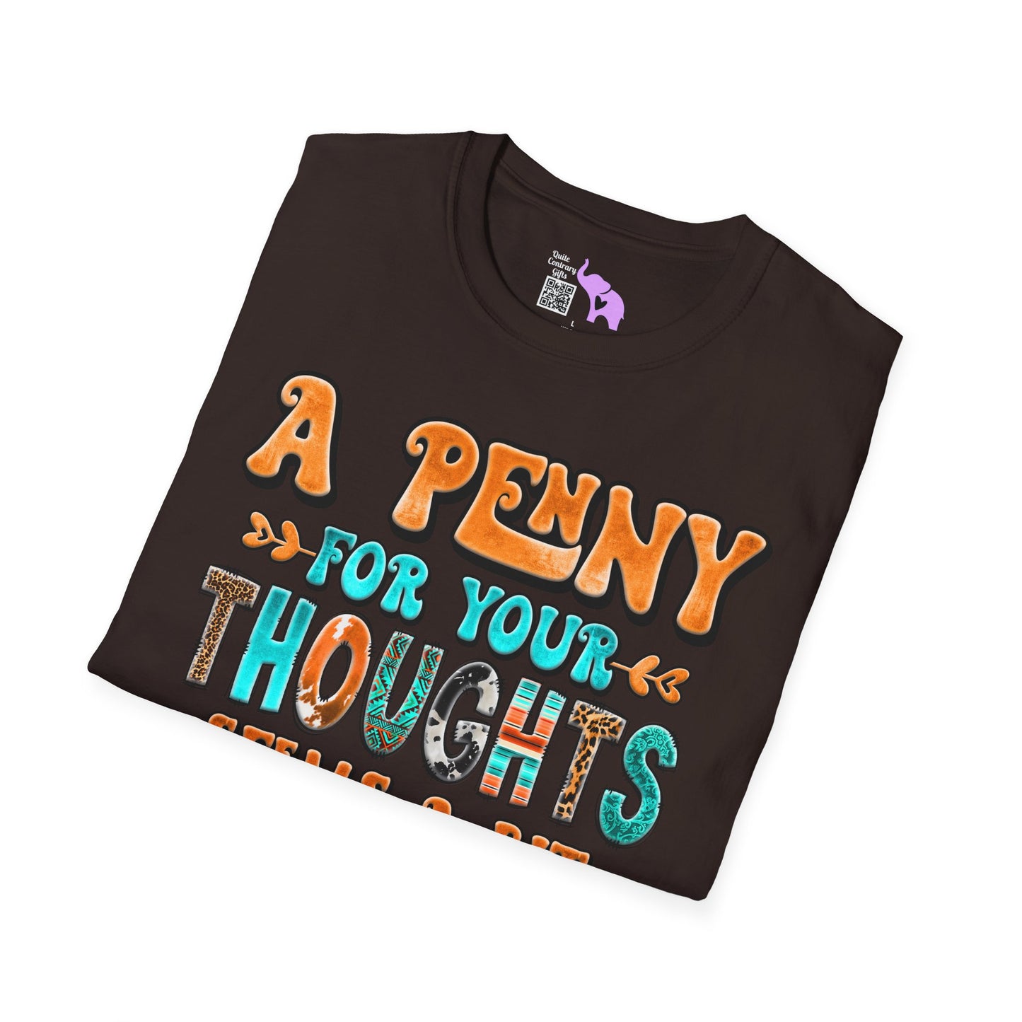 A Penny For Your Thoughts Adult T-shirt