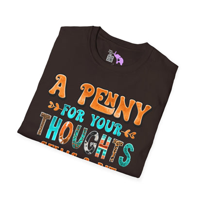 A Penny For Your Thoughts Adult T-shirt