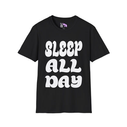 Sleep All Day Adult T-shirt