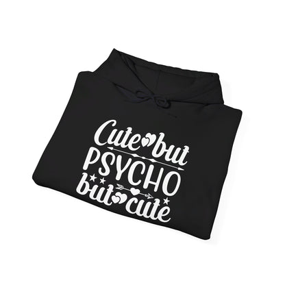 Cute But Psycho But Cute Heavy Blend™ Hooded Sweatshirt