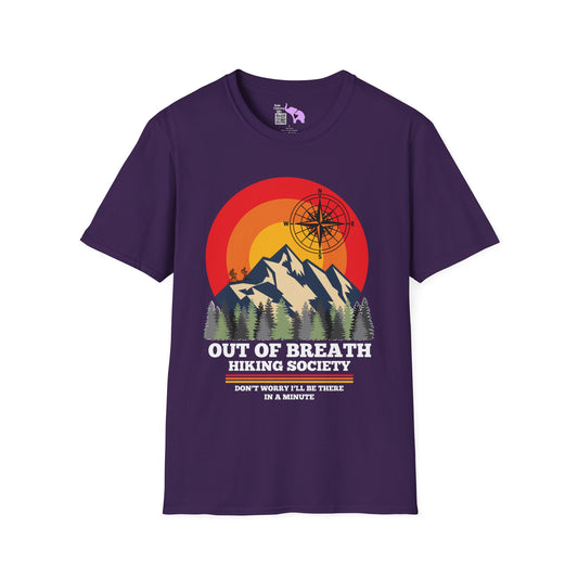 Out of Breath Hiking Society  T-shirt