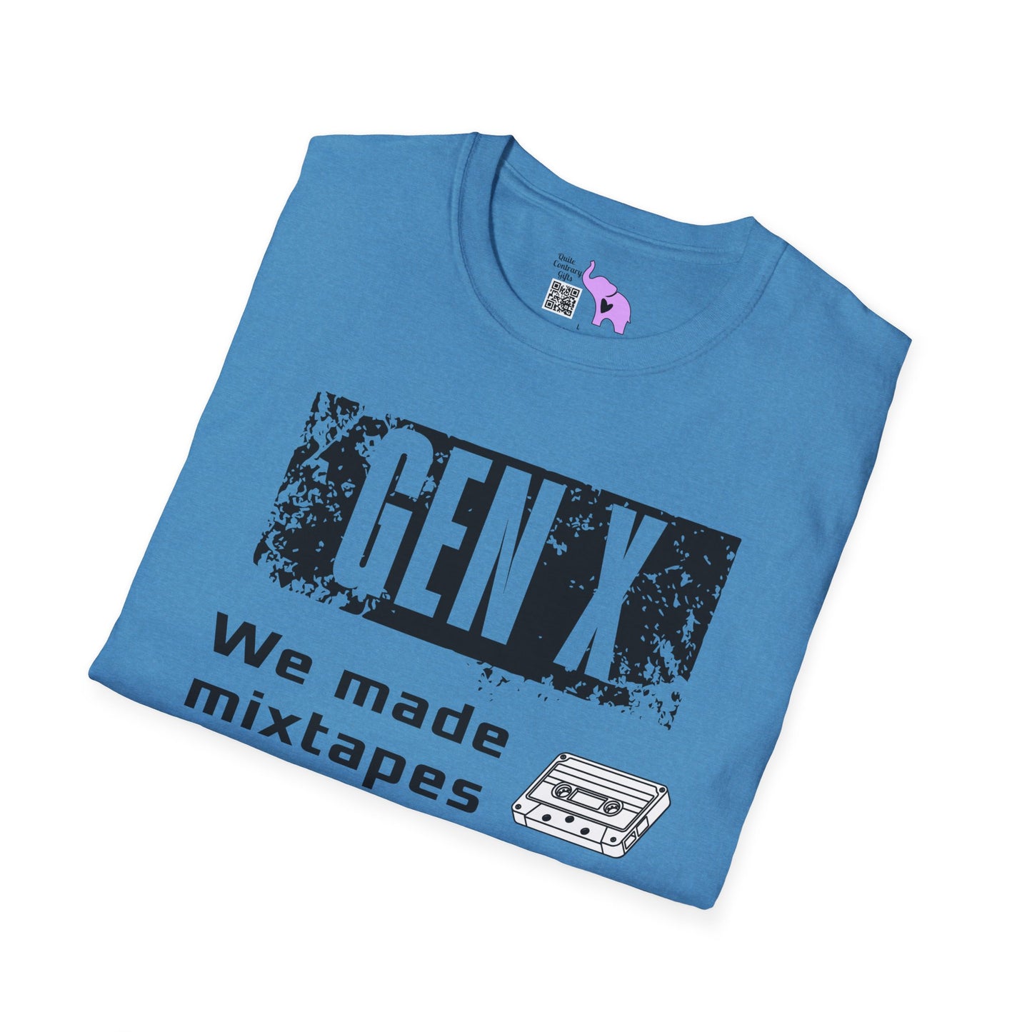 Gen X We Made Mixtapes Not Tiktoks Adult T-shirt