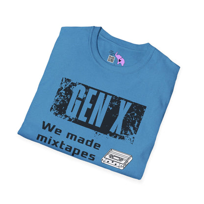 Gen X We Made Mixtapes Not Tiktoks Adult T-shirt