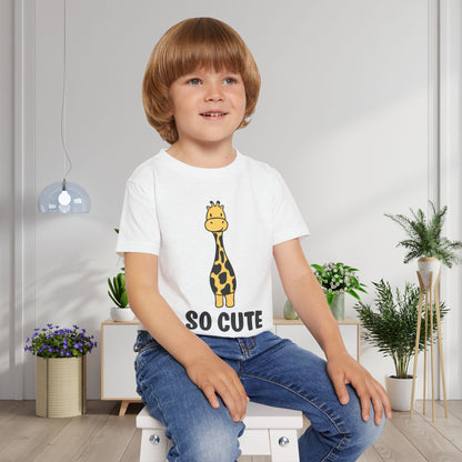 So Cute (Giraffe) Heavy Cotton™ Toddler T-shirt