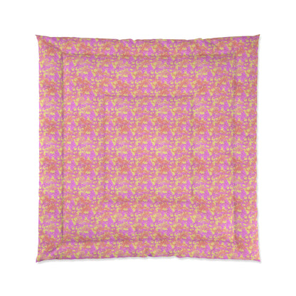 Sunset Sorbet Camo Comforter