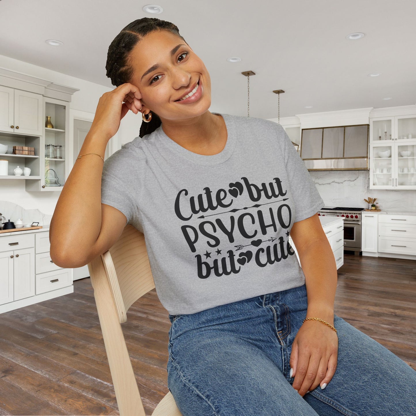 Cute But Psycho But Cute (2) Adult T-shirt