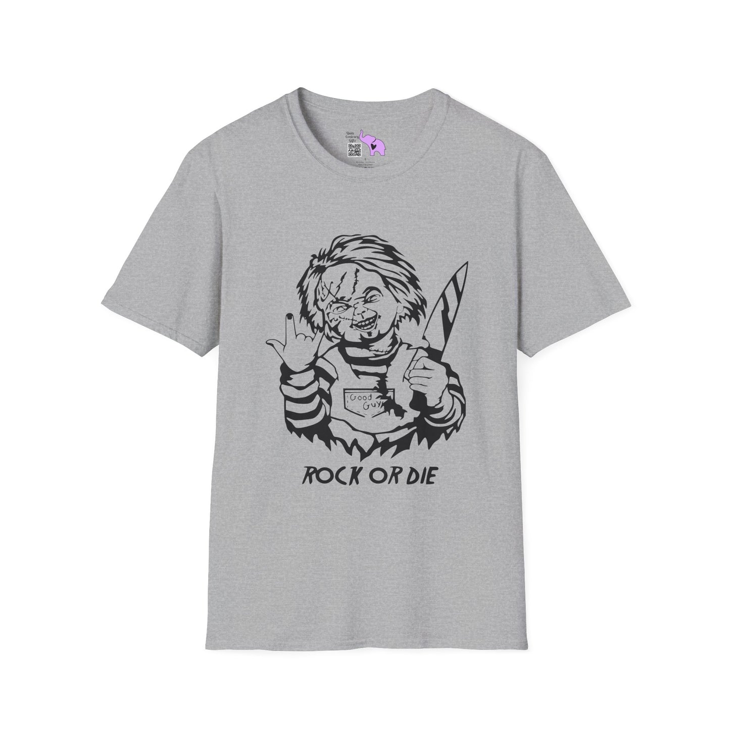 Chucky Rock or Die Adult T-shirt
