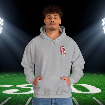 ""Bellville Brahmas Mascot Adult Heavy Blend™ Hooded Sweatshirt