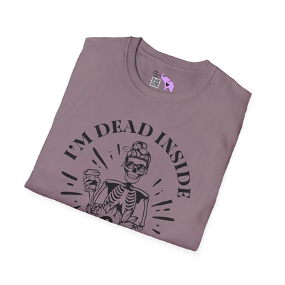 I'm Dead Inside But Coffee Helps Adult T-shirt