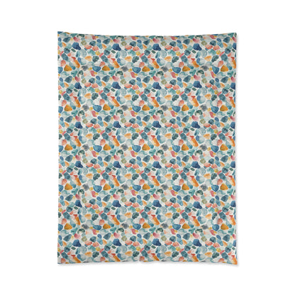 Watercolor Pebble Terrazzo Basic Bedding Set