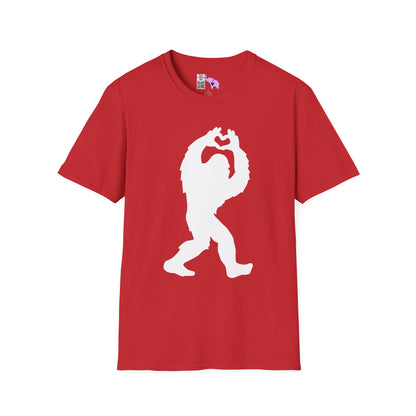 Bigfoot Loves You Adult T-shirt