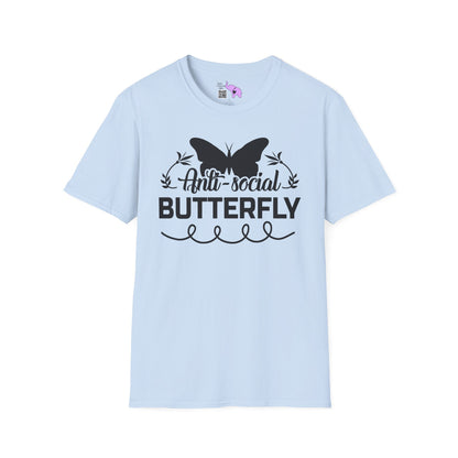 Anti-Social Butterfly Adult T-shirt