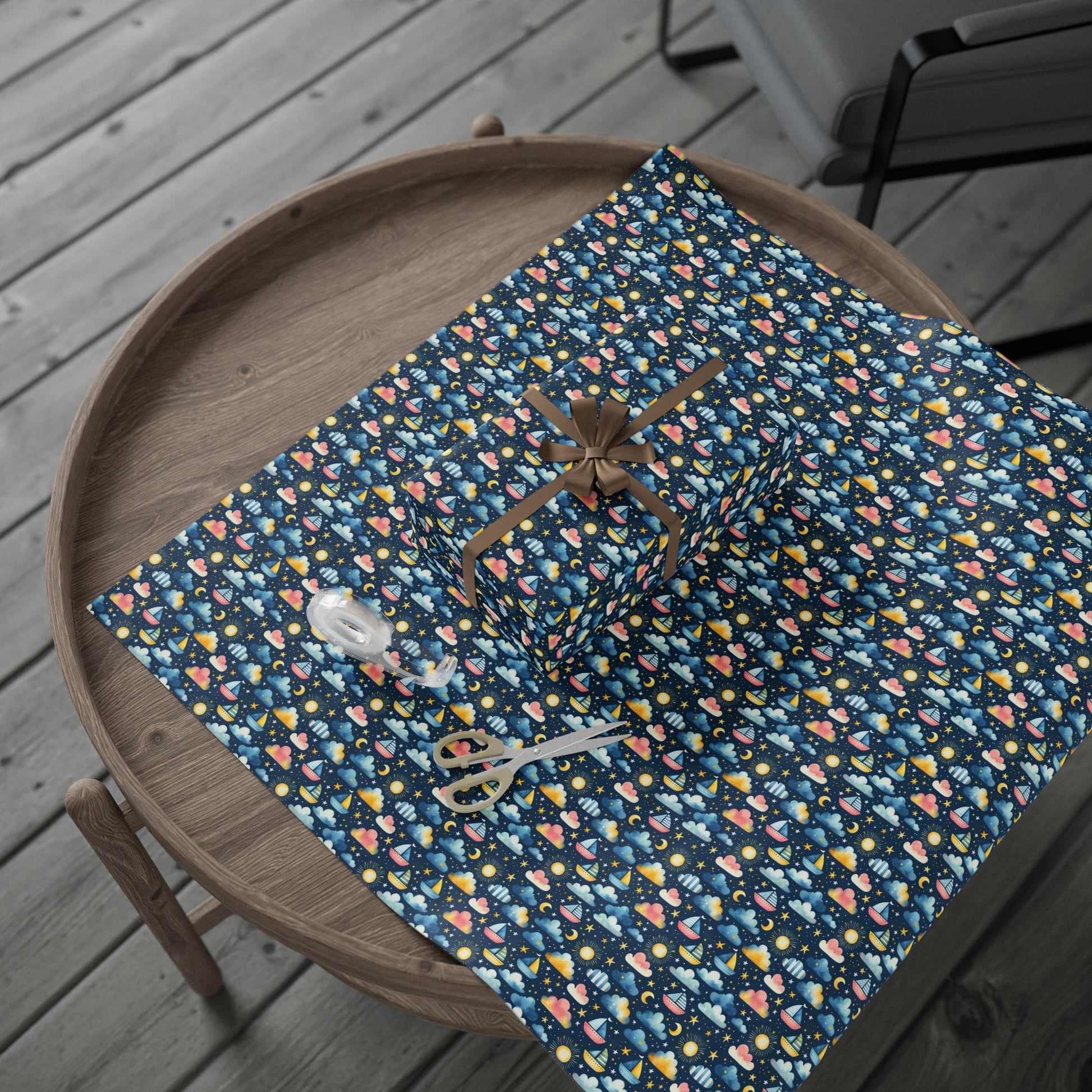 Night Sail Dreams Wrapping Paper