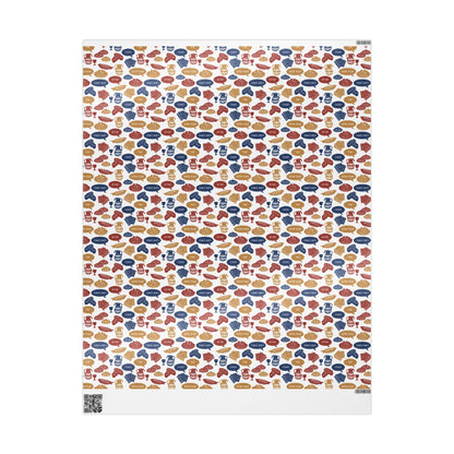 Sacred Traditions Hanukkah Wrapping Paper