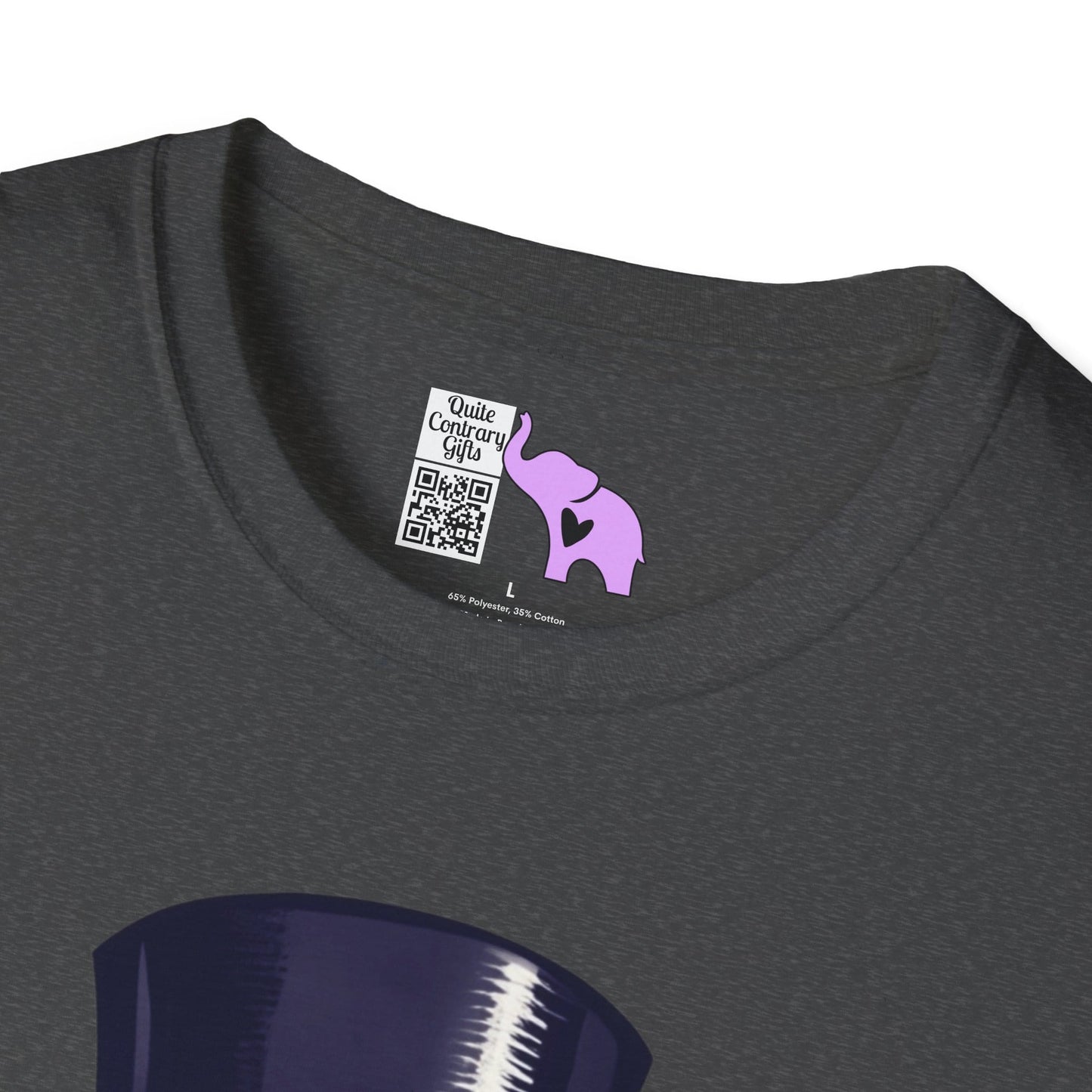 Top Hat & Mustache Skull Adult T-shirt