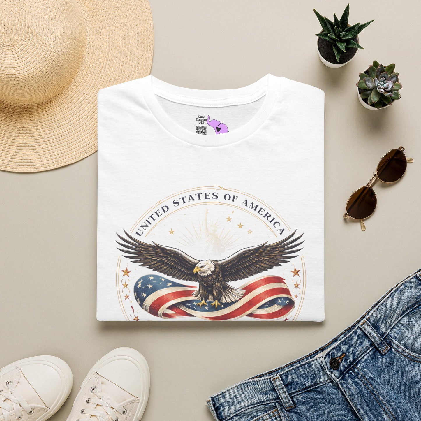 United States of America 250 Years of Freedom 1776-2026 Adult T-shirt