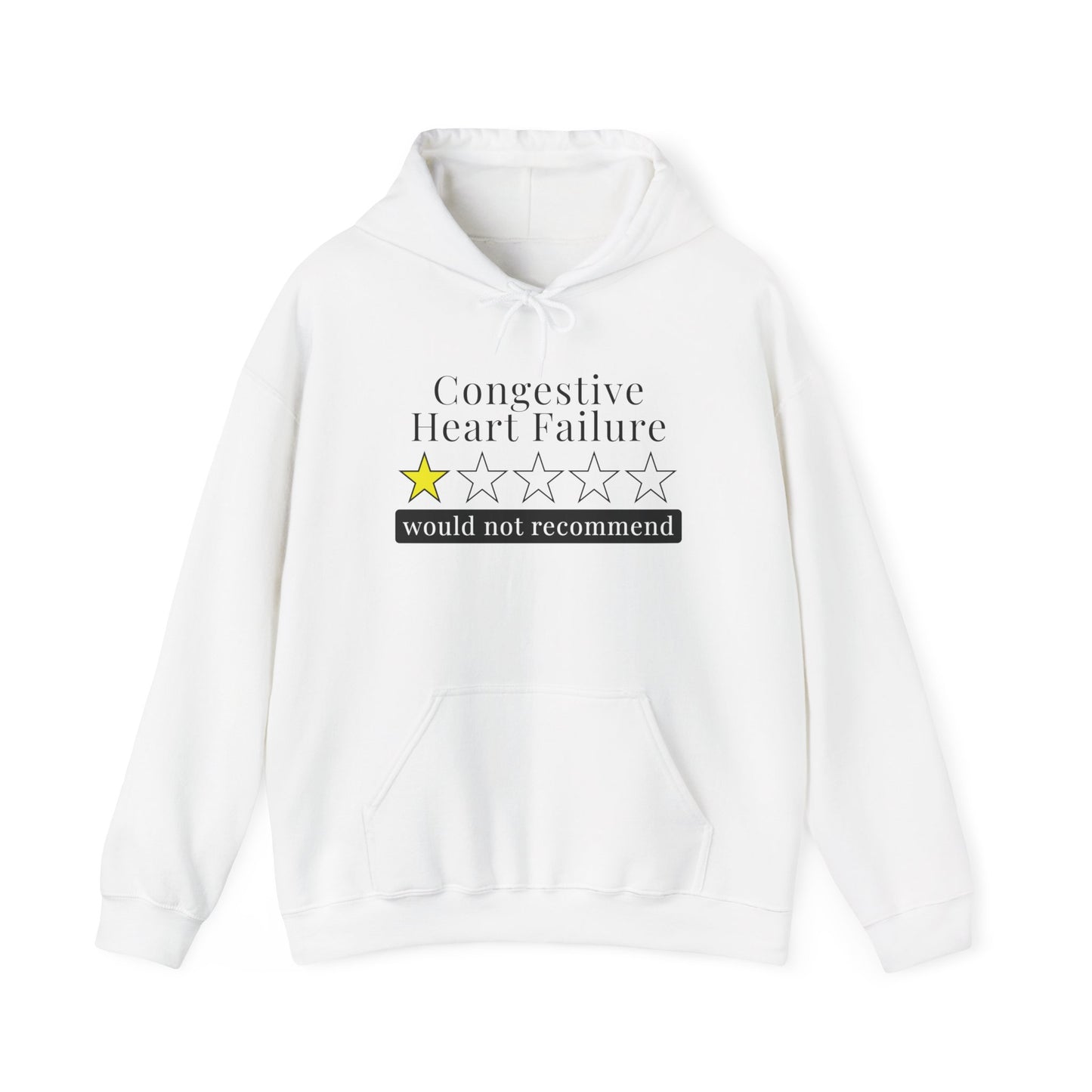 Congestive Heart Failure 1 Star Would Not Recommend Heavy Blend™ Hooded Sweatshirt