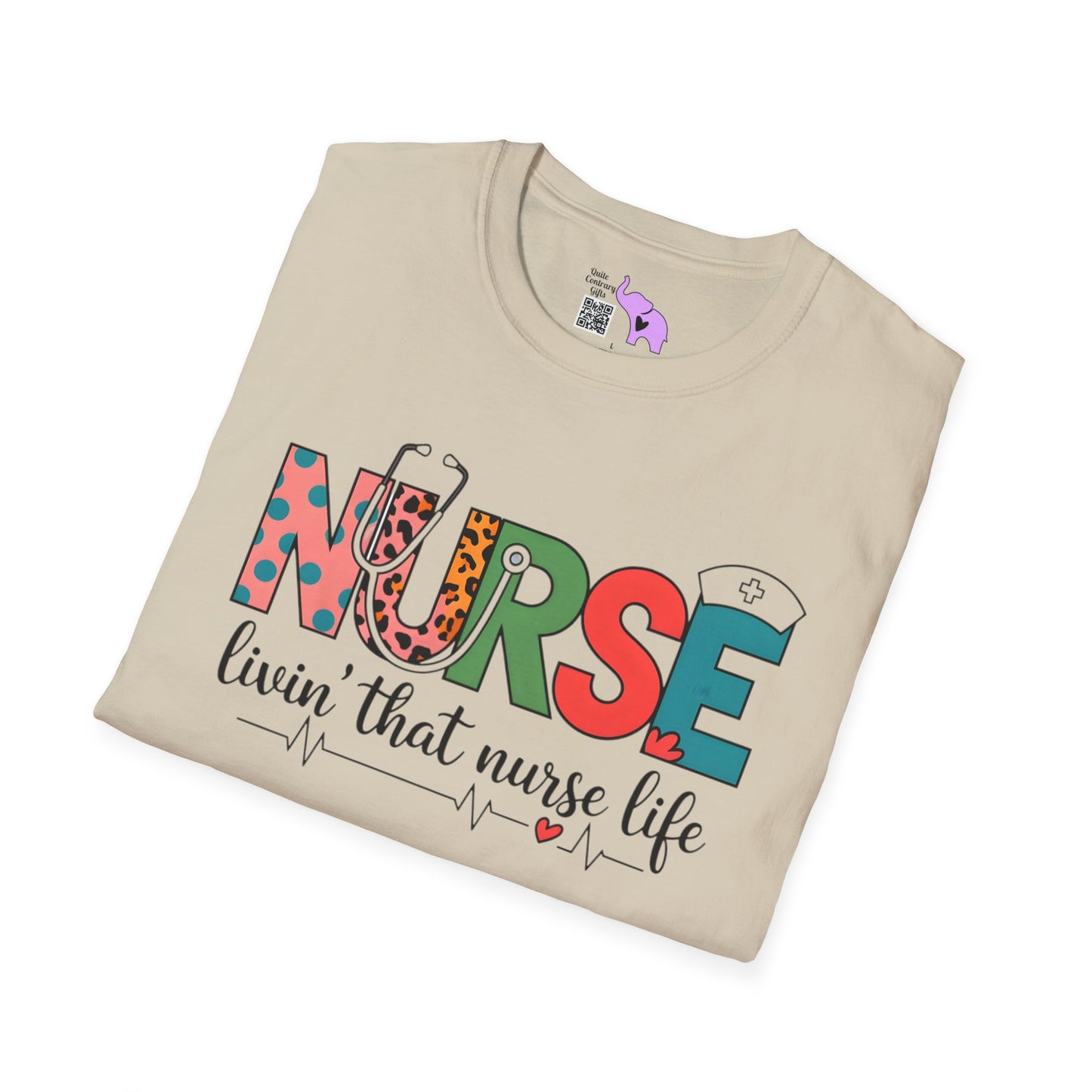 Nurse Livin' That Nurse Life Adult T-shirt