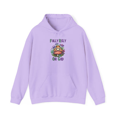 Fully Rely On God Heavy Blend™ Hooded Sweatshirt
