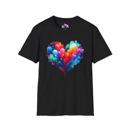 All the Feels Heart Adult T-shirt