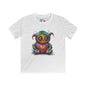 Patchwork Pumpkin Heart Youth Softstyle Tee