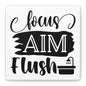 Focus Aim Flush 2 Canvas Art