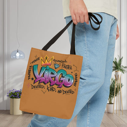 Virgo Street Art Canvas Tote Bag