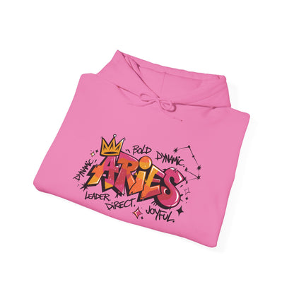 Aries Street Art Heavy Blend™ Hooded Sweatshirt