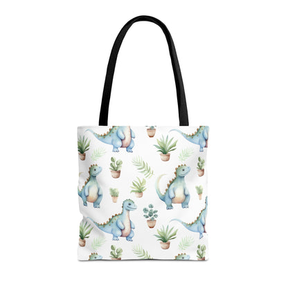 Adorable Dinosaurs Canvas Tote Bag