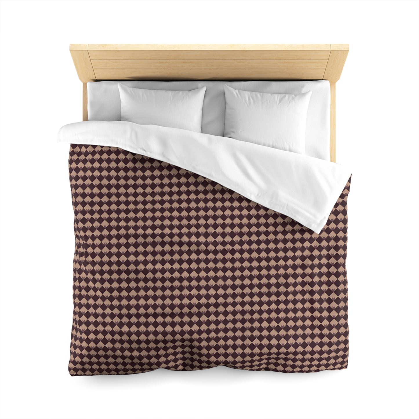 Diamond Bloom-Crimson & Plum Duvet Bedding Set