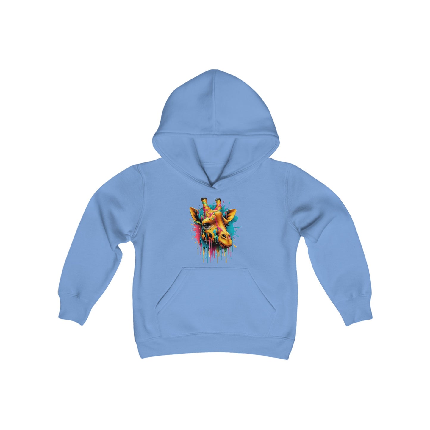 Colorful Giraffe Youth Hoodie