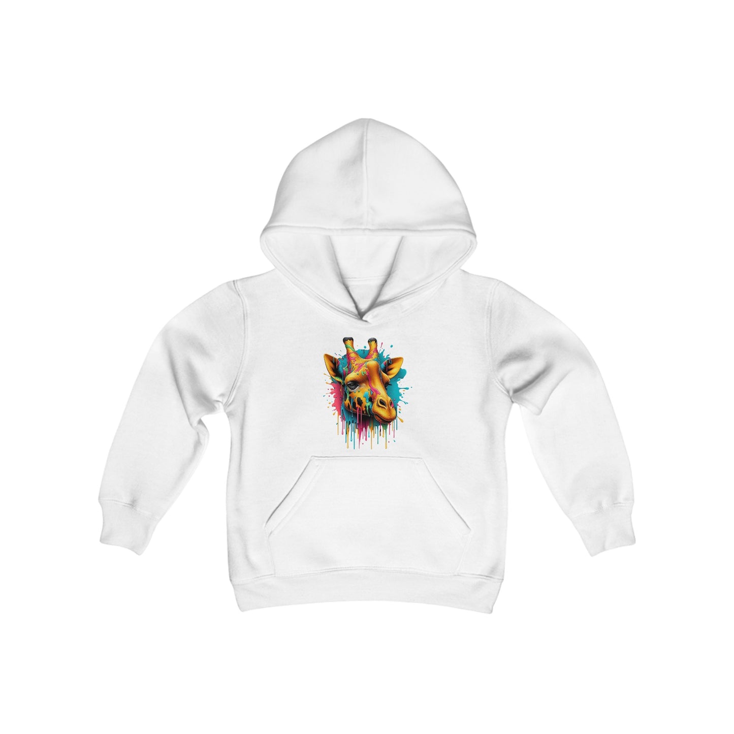 Colorful Giraffe Youth Hoodie