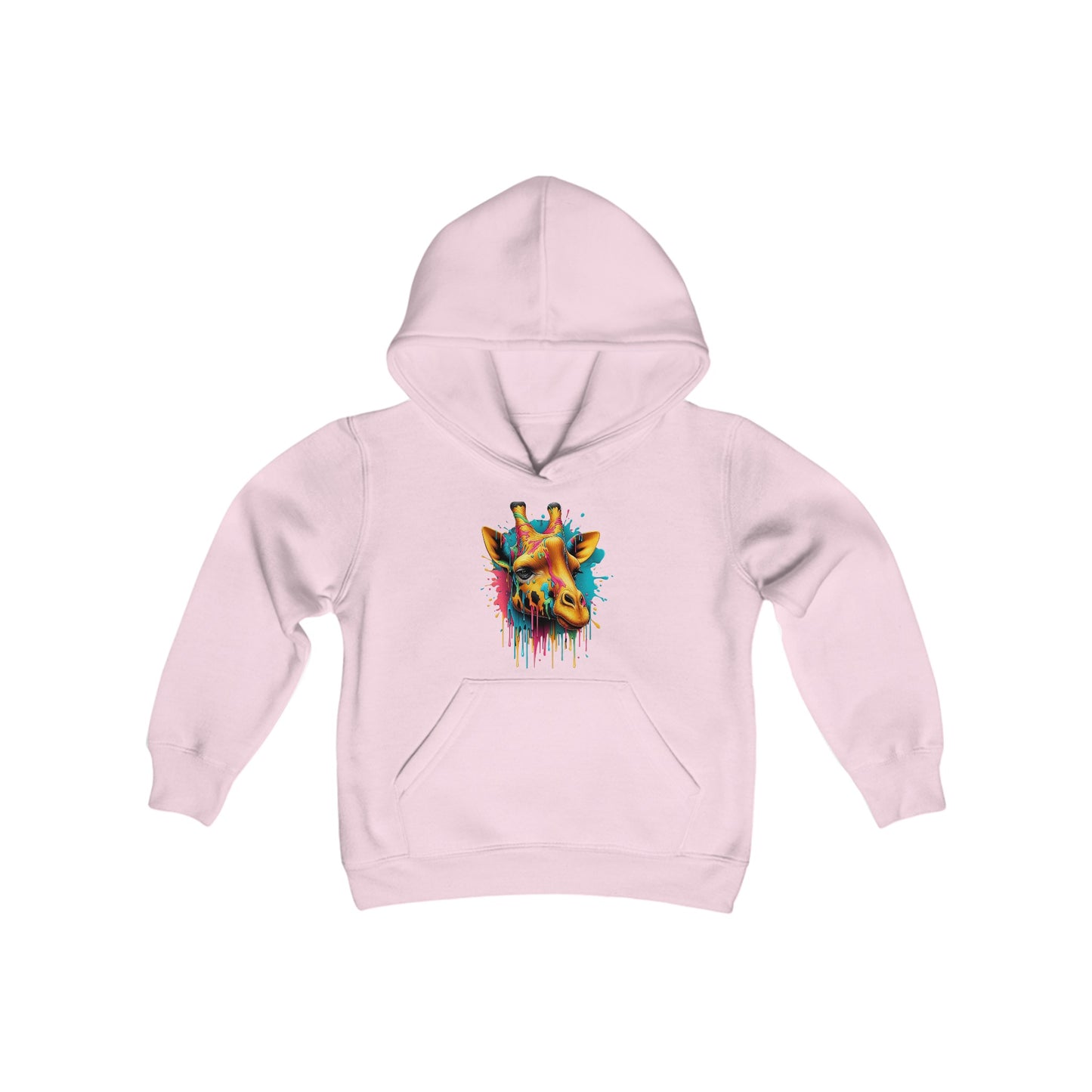 Colorful Giraffe Youth Hoodie