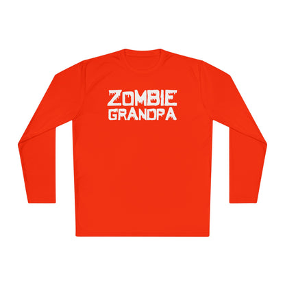 ""Zombie Grandpa Adult Long Sleeve Tee