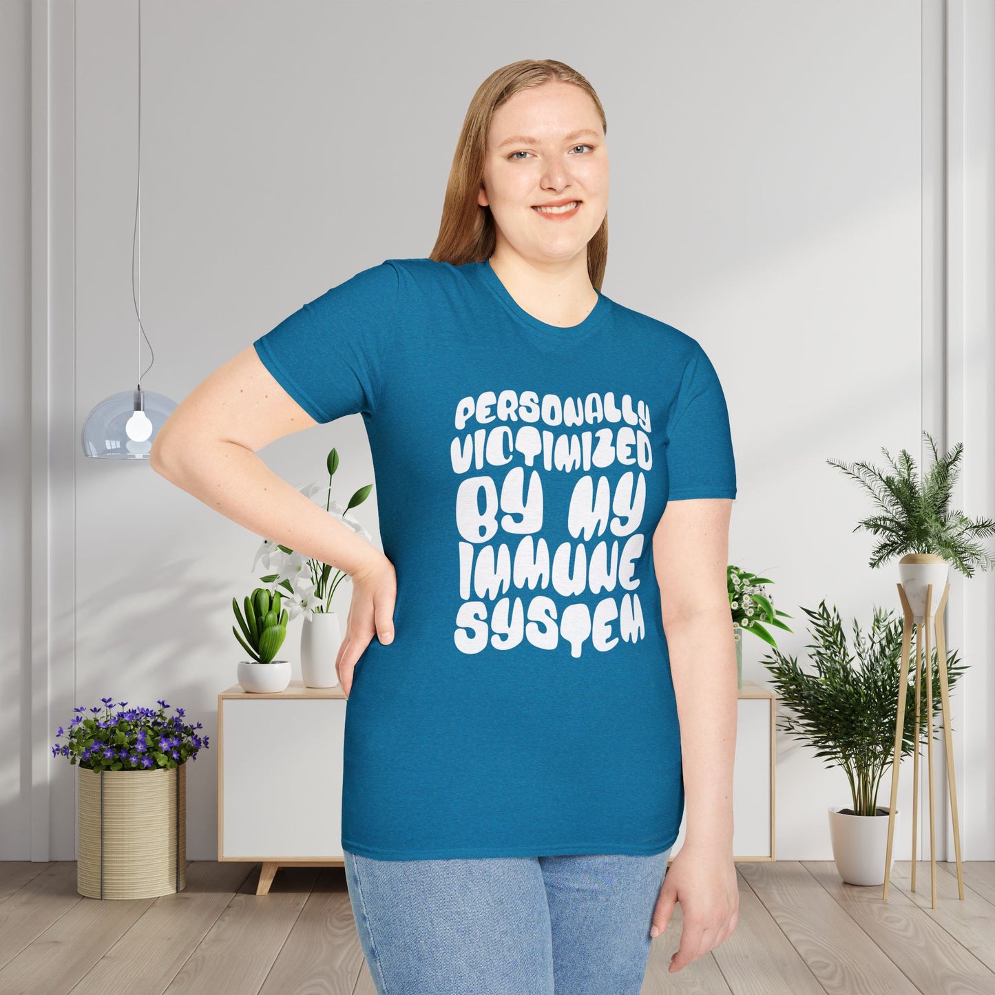 Personally Victimized By My Immune System Adult T-shirt