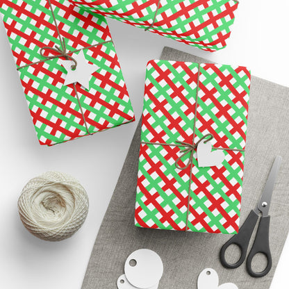 Festive Weave Wrapping Paper