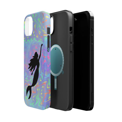 Mermaid Silhouette MagSafe® Compatible Tough Case for iPhone