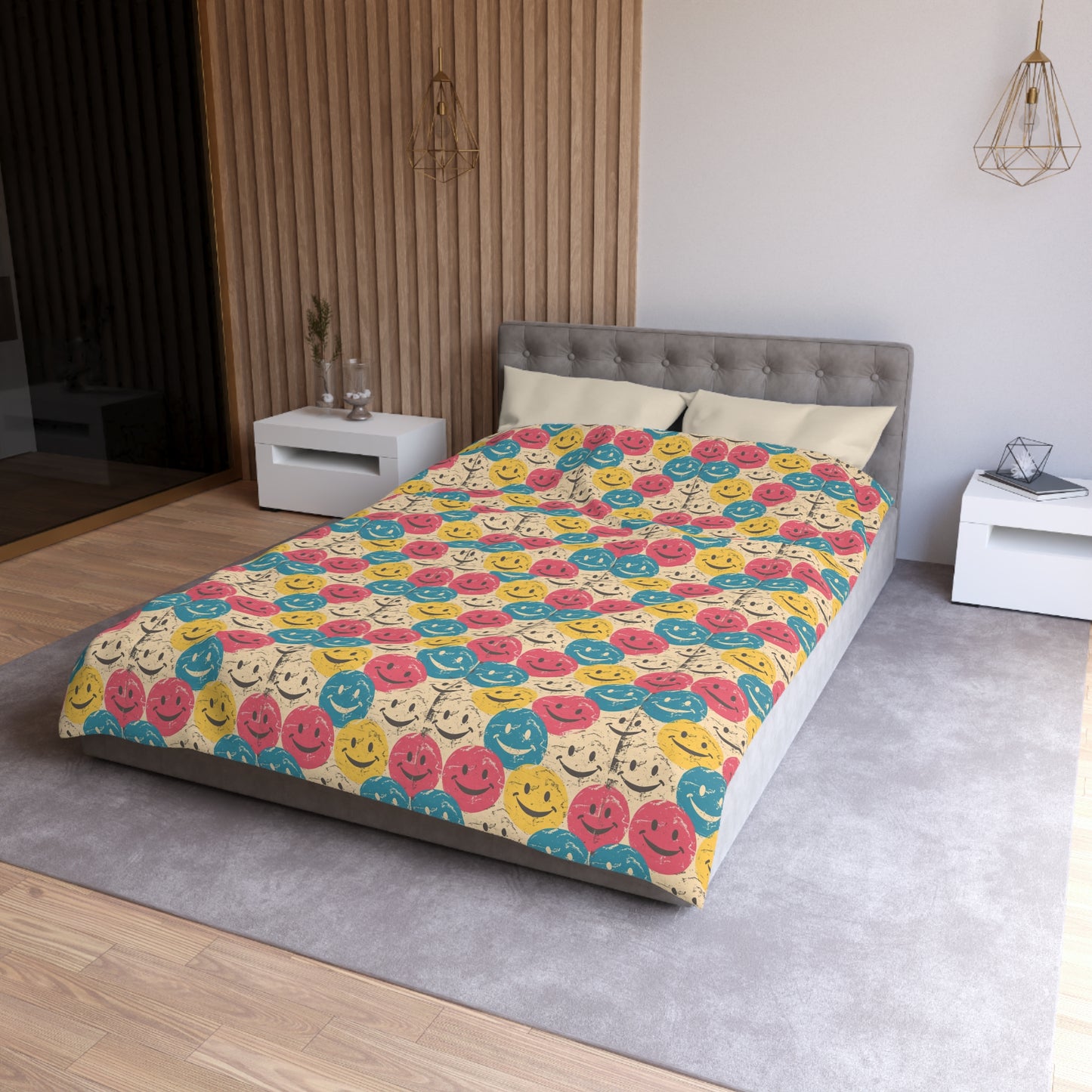 Color Me Happy Microfiber Duvet Cover