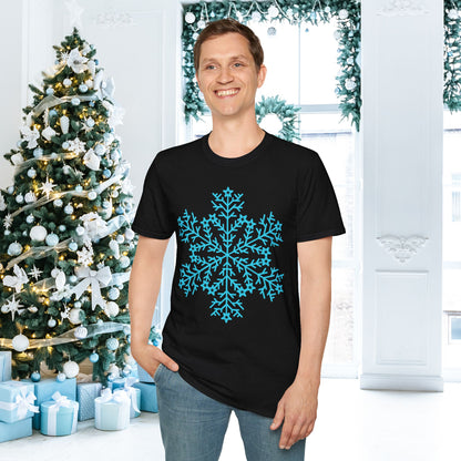 Large Snowflake Adult T-shirt